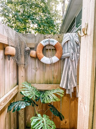 South Dennis Cape Cod vacation rental - outdoor showers are the best!