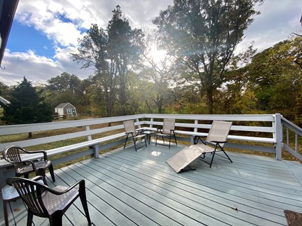 Brewster Cape Cod vacation rental - Large deck with beautiful views