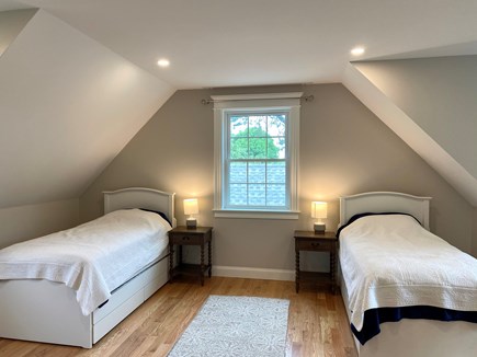 Brewster Cape Cod vacation rental - Second bedroom upstairs with two twin sized beds