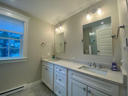Brewster Cape Cod vacation rental - Primary Bathroom (upstairs)