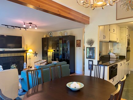 Brewster, Sea Pines Cape Cod vacation rental - Dining/living area