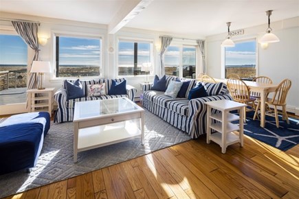 Provincetown Cape Cod vacation rental - Living room & Dining Room overlooking the dunes