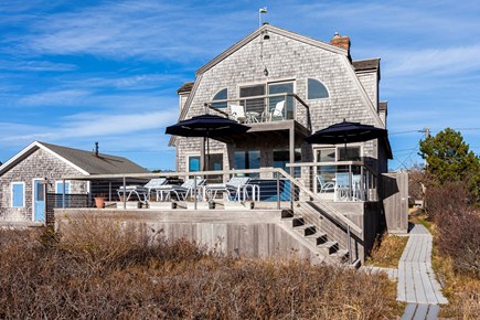 Provincetown Cape Cod vacation rental - Back of the home, Private deck