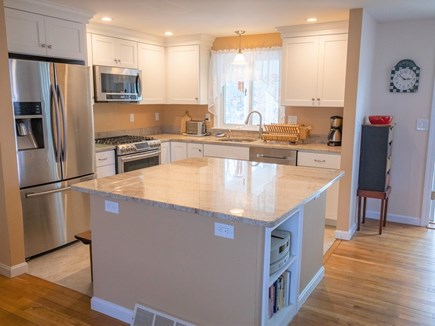 Brewster Cape Cod vacation rental - Fully equipped kitchen with a large island