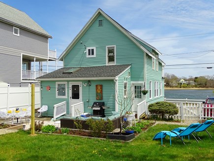 Onset Village MA vacation rental - Great location with beach across the street; back yard fun