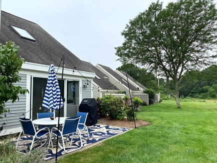 Ocean Edge, Brewster Cape Cod vacation rental - Patio with seating for 4 and gas grill