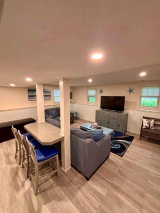 South Yarmouth Cape Cod vacation rental - Lower-level family room