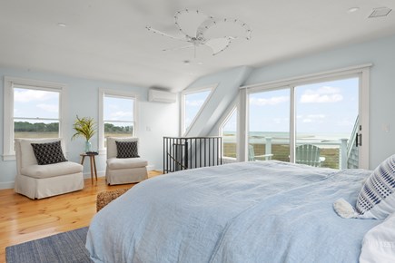 West Dennis Cape Cod vacation rental - Master Bedroom with a Balcony