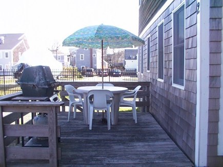 Provincetown Cape Cod vacation rental - Back deck