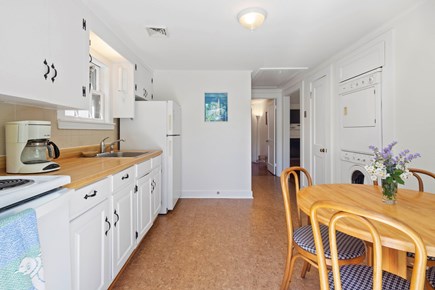 Dennis Port Cape Cod vacation rental - Kitchen with stacking washer and dryer