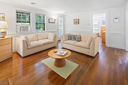 Dennis Port Cape Cod vacation rental - Living room seating for four