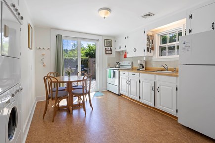 Dennis Port Cape Cod vacation rental - Kitchen with sliding door to deck