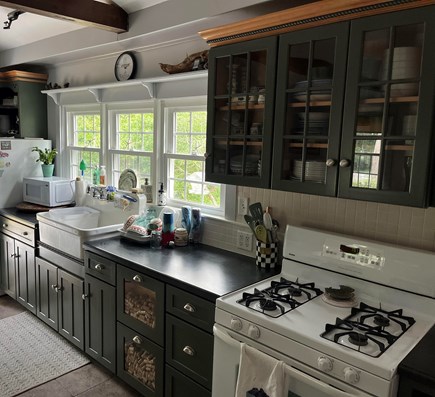 Brewster  Cape Cod vacation rental - Open kitchen allows for interaction and flow.