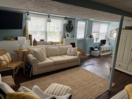 Brewster  Cape Cod vacation rental - Basement bedroom living area.