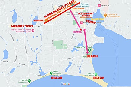 Hyannis Cape Cod vacation rental - Walk to Beach, Main Street Hyannis, or Ferry which is steps away.