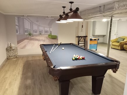 South Yarmouth  Cape Cod vacation rental - Olhausen pool table in finished basement