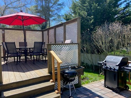 South Yarmouth  Cape Cod vacation rental - Outdoor sitting area for 8 people