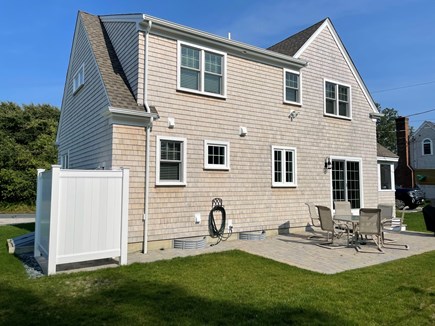 Dennis Village Cape Cod vacation rental - Outside shower and backyard