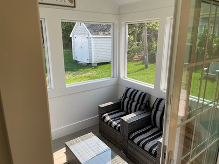 Dennis Village Cape Cod vacation rental - Screened in porch