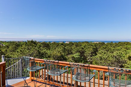 North Truro Cape Cod vacation rental - Panoramic views of the bay from the roof deck