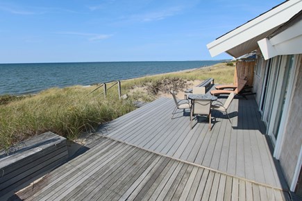 Truro Cape Cod vacation rental - Deck on the Water with Enclosed H&C Outdoor Shower