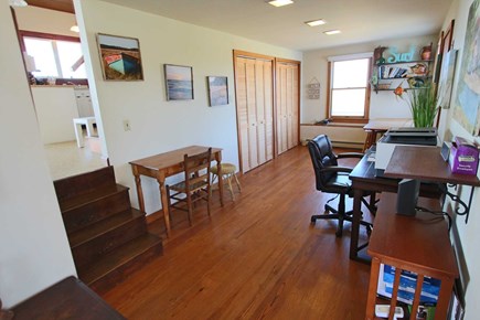 Truro Cape Cod vacation rental - Office Area with Laundry