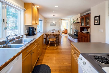 Orleans, Chestnut Grove Cape Cod vacation rental - Kitchen with views onto large kitchen table