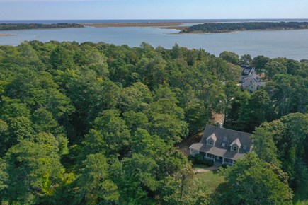 Chestnut Grove, East Orleans Cape Cod vacation rental - Aerial of the home