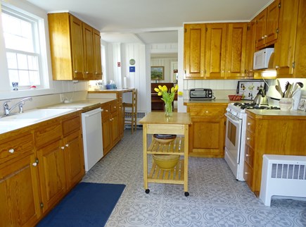 West Harwich Cape Cod vacation rental - Sunny kitchen with all appliances