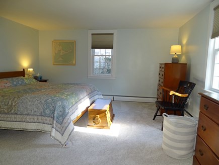 West Harwich Cape Cod vacation rental - King bedroom view from closet area and bathroom