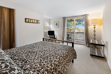 Chatham Cape Cod vacation rental - Second floor bedroom with queen bed  w/ access to upper deck