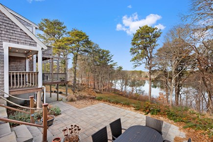 Chatham Cape Cod vacation rental - Lower large deck with view of Lover's Lake