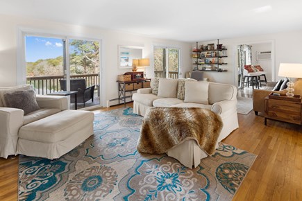 Chatham Cape Cod vacation rental - Main Living Room with views and access to one of the multi decks