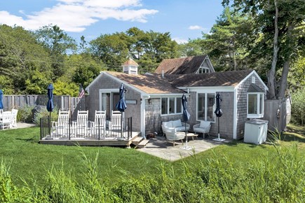 Barnstable Cape Cod vacation rental - Back of the house with tons of outdoor space