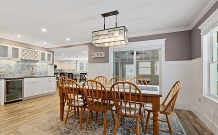 Dennisport Cape Cod vacation rental - Dining table to enjoy meals