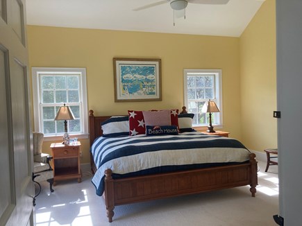 East Orleans Cape Cod vacation rental - MBR wing with king bed, terrific bath and large closet