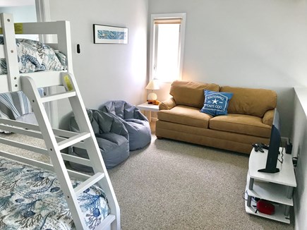 Ocean Edge, Brewster Cape Cod vacation rental - Open Loft Area with a twin over full bunk bed