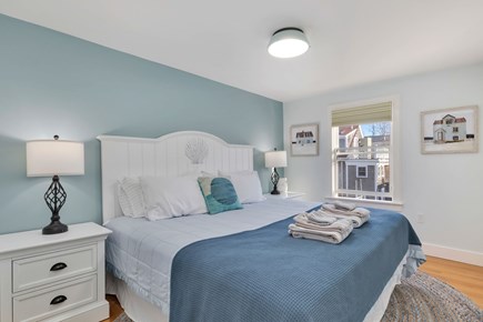 Provincetown, Historic District - Provinceto Cape Cod vacation rental - Master Bedroom with King size bed, walk-in closet.