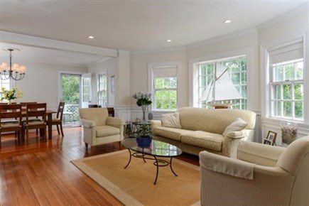 Centerville Cape Cod vacation rental - Open Living Room, with flow to Dining and Kitchen