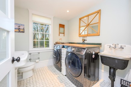 Orleans Cape Cod vacation rental - Main Level - half bath and laundry area