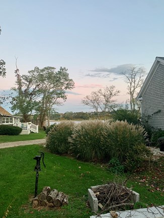 Eastham Cape Cod vacation rental - Front yard with a gorgeous sunset!