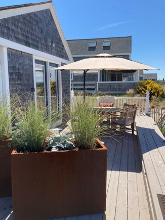 Truro  Cape Cod vacation rental - Deck, with shade and sun!