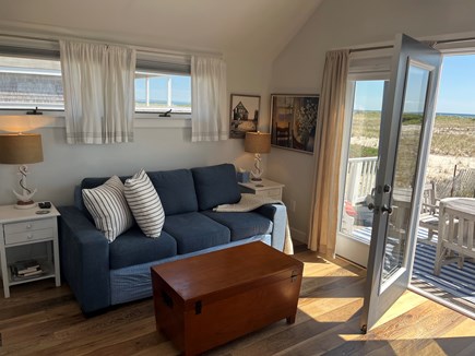 Truro  Cape Cod vacation rental - Sofa with amazing beach views!
