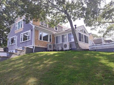 Falmouth Heights Cape Cod vacation rental - House and Sun Room from the Bay Side