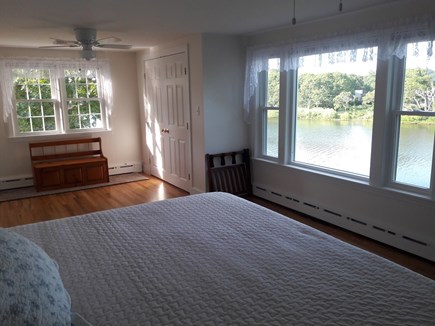 Falmouth Heights Cape Cod vacation rental - King Bedroom, Second Floor includes a home office, not shown.