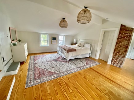 Dennis Cape Cod vacation rental - Second floor queen room w/ pottery barn couch sleeper.