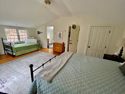 Dennis Cape Cod vacation rental - Second floor queen room with trundle bed.