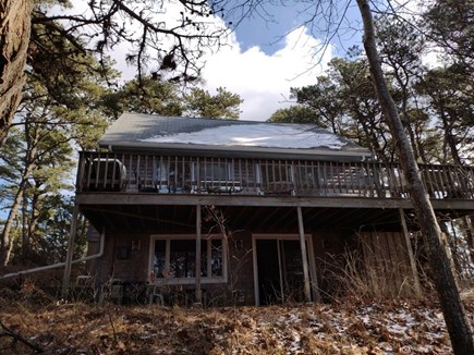 Wellfleet Cape Cod vacation rental - Walkout level & Main level. Enclosed outdoor Shower on right