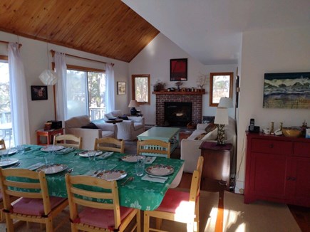 Wellfleet Cape Cod vacation rental - Open Living Dining Kitchen