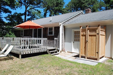 Brewster Cape Cod vacation rental - Outdoor Shower and Deck